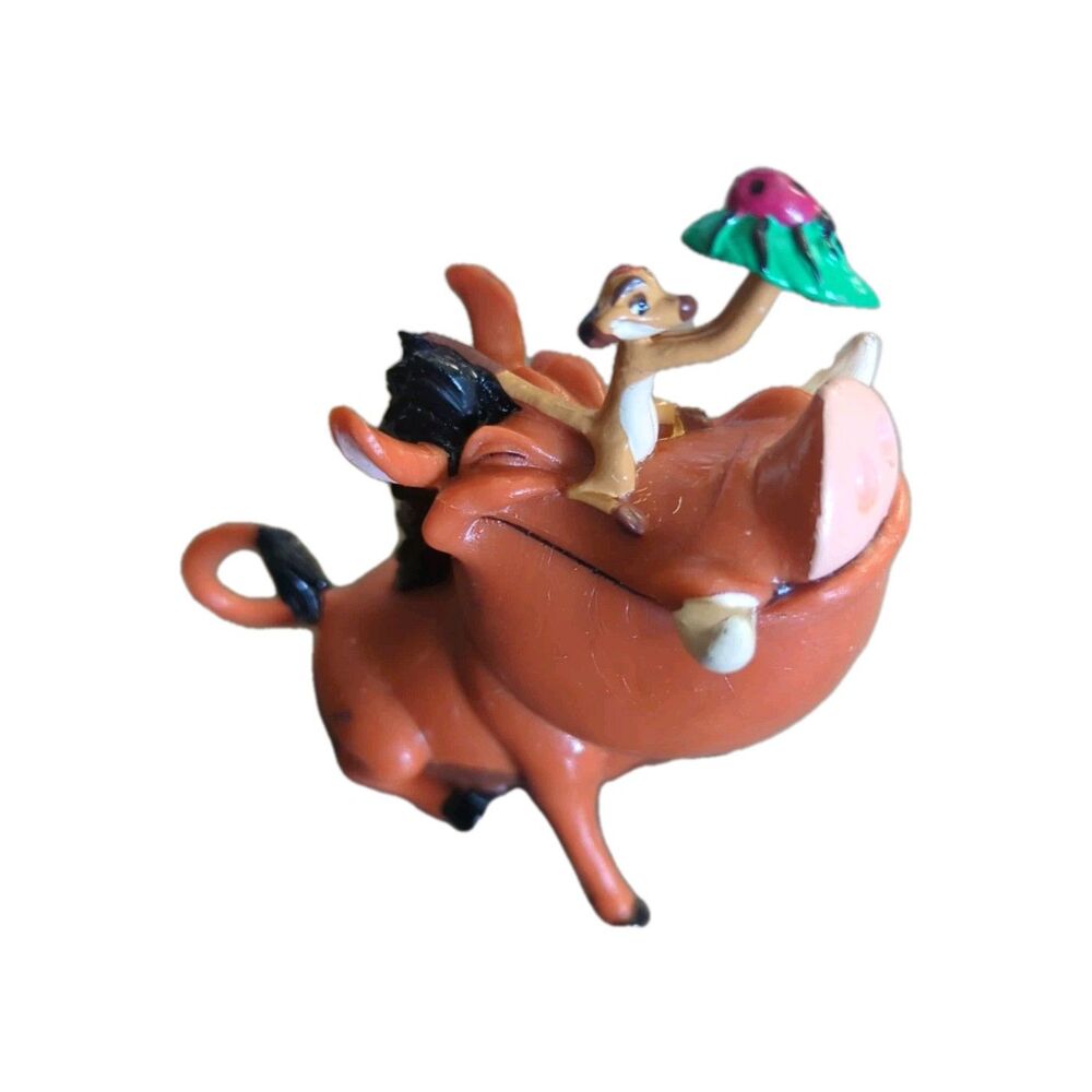 Vintage Lion King Figure Applause Disney Pumbaa & Timon PVC Figure 1990s